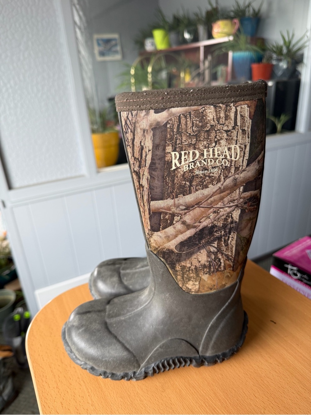 RedHead Camo Waterproof Rubber Boots